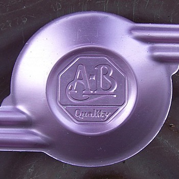 Allen Bradley Art Deco Wing Aluminum Ashtray - Art Deco