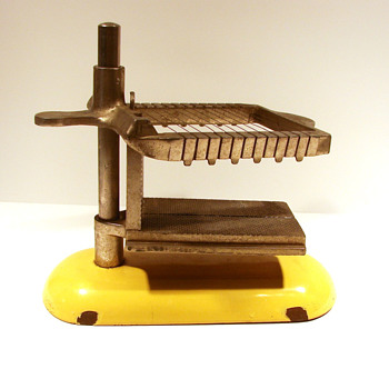 Vintage Enameled Butter Slicer - Primitive Farmhouse