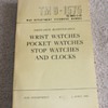 WW2 Manintenance Manual for Watches and Clocks