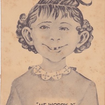 Pre-MAD female version of Alfred - Posters and Prints