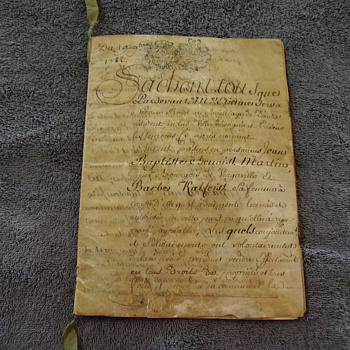 1782 Bill of sale, 6 pages... - Paper