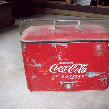 Coca Cola ice chest