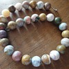 Ornate necklace of round beads
