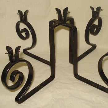 METAL CANDLE STICKS HOLDER ANY IDEA OF AGE?