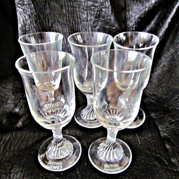 British Airways First Class 747 Aperitif Glasses