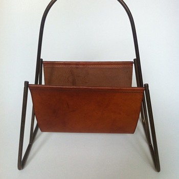 News rack by Carl Aubock - Mid Century Modern