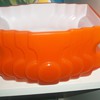 MID CENTURY MOD SWEDISH ART GLASS Po STROM 1970 VASE