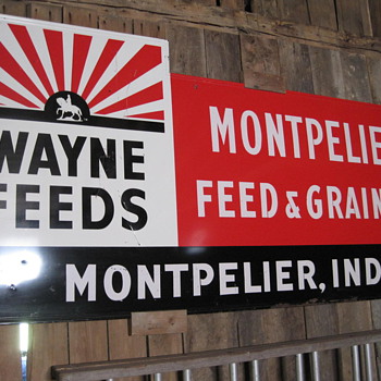 Wayne Feed sign