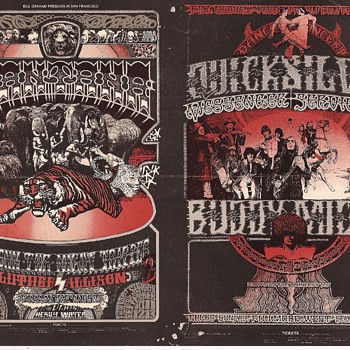 Double Norman Orr Fillmore West card, 9/70 - Posters and Prints