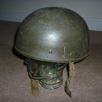 WW11 "experimental" tank crew/dispatch rider steel helmet - Military and Wartime