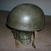 WW11 "experimental" tank crew/dispatch rider steel helmet