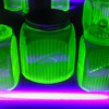 Set of 3 Green Uranium Canister Jars