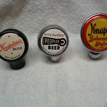 Beer tap knobs - Breweriana