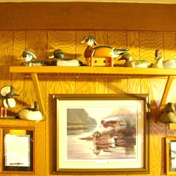 Vintage Hand Carved & Older Duck Decoys also Signed,Limited Addition, Hand Painted Duck, Wildlife Pictures - Outdoor Sports