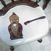 cast iron santa nut cracker
