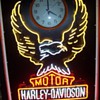 Old Harley clock sign
