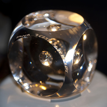 Kosta "limelight" series paperweight - Art Glass