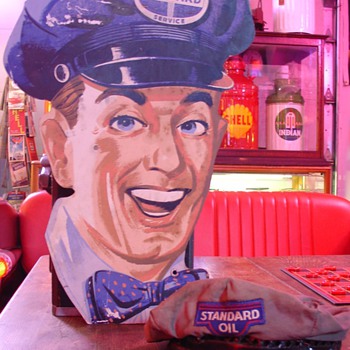 Standard Oil Attendant Cutout...Standard Oil Attendant Hat