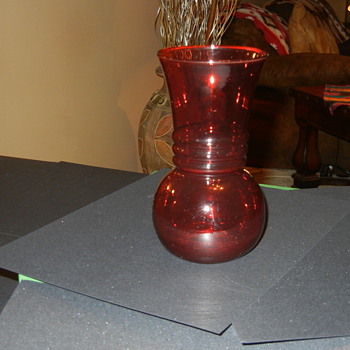 Ruby red Vase?