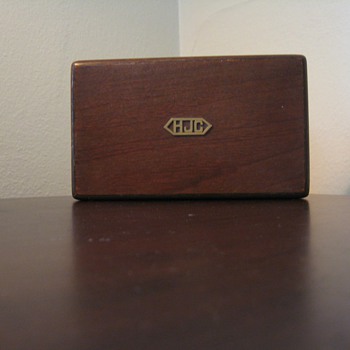 VINTAGE ALFRED DUNHILL CIGAR  HUMIDOR  - Tobacciana
