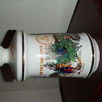 South Carolina Tricentennial Old Fitzgerald Decanter - Bottles