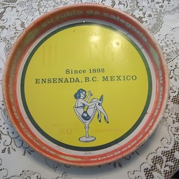Hussong's cantina serving tray