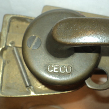 Antique Solid Brass Ceco Door Locks  - Tools and Hardware