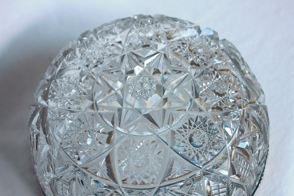 Lead Crystal Bowl with Sterling Silver Rim (American Brilliant Cut Glass) Collectors Weekly