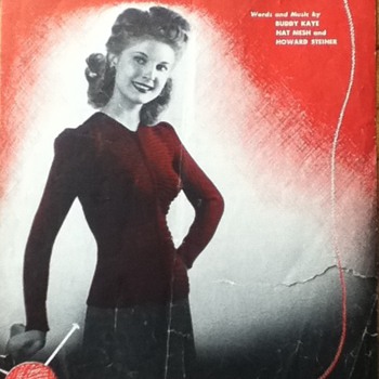 "Look Sweeter in a Sweater" Sheet Music - Paper