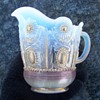 Northwood Jewel and Flower Opalescent Creamer Early 1900s