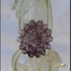 Bohemian Glass flower Vase Harrach???? 