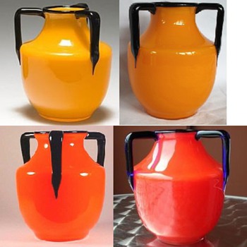 Loetz 3-Handle shape #8 - Bullet 