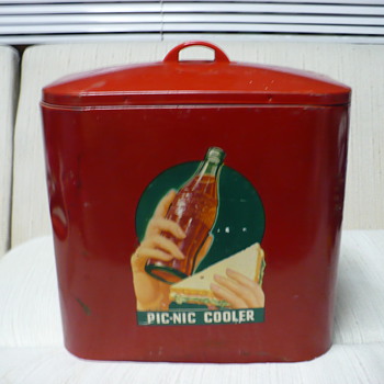 Coca-Cola Pic-Nic Cooler. ?1940?