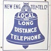 New Eng. Tel. & Tel. Co. Local and Long Distance Telephone Porcelain Sign