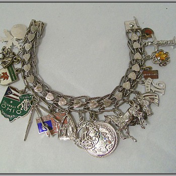 My 1970's Sterling Silver CHARM BRACELET - Fine Jewelry
