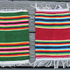 Two small native american rugs 9 1/2 inch by 6 1/2 inch.