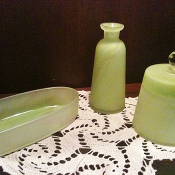 Glass Dresser Set Mystery