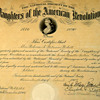 My Wifes great Gramndmothers Dar Certificate 1909