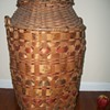 Woodlands Native American "Potato Stamped" Storage Basket LARGE