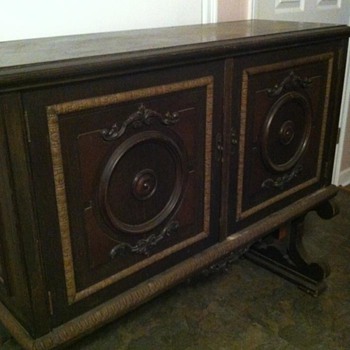 antique music sheet cabinet