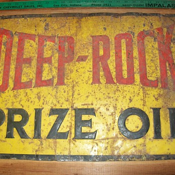 Deep-Rock oil sign