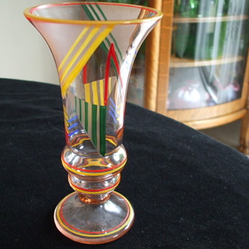 Posting a Deco Vase shown in Larger Posting this Evening for IanBrighton - Art Glass