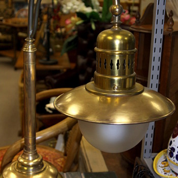 ARt Deco Period Solid Brass Desk Lamp