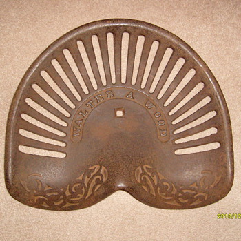 Old Cast Iron Tractor Seat... - Tractors