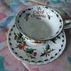 CUP OF CHRISTMAS TEA..BONE CHINA.