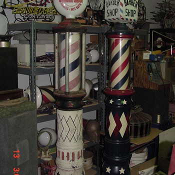 A few of my Barber Poles - Advertising