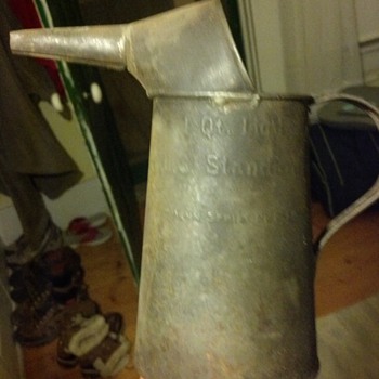 oil can i picked up on the side o the road