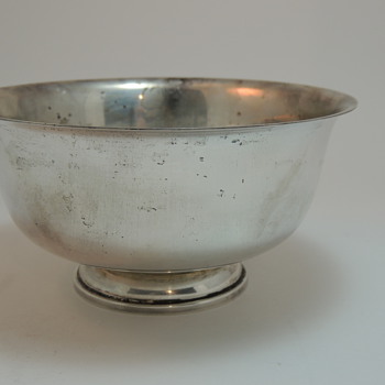 Fisher Sterling Silver Bowl - Paul Revere 1768 Reproduction