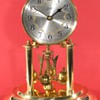 Schatz Standard 400 Day Clock, 1952, with Engraved, Silvered Dial.