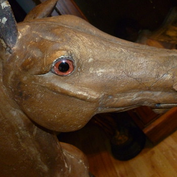 What was my large hand carved horse used for?  Is this Folk Art?